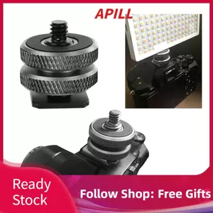 apill 3/8 đến 1/4 Vít gắn micro có độ bền cao cho phụ kiện máy ảnh Flash Hot Shoe