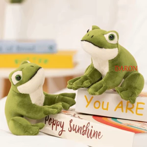 Búp bê nhồi bông ếch Mini DARON, Bộ sưu tập mềm Đồ chơi nhồi bông ếch xanh, Sáng tạo 12cm Hoạt hình vui nhộn Anime Hoạt hình Ếch Đồ chơi nhồi bông Sinh nhật trẻ em