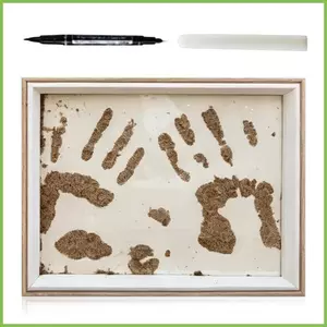 Tay Khung Cát Handmade Trang Trí Bãi Biển Thủ Công Kỷ Niệm Gia Đình Khung Ảnh Cho Bố Mẹ Cha Mẹ Người Yêu gelhvn
