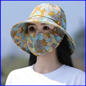 SQ3 Mũ hái trà mới Thoáng khí Thoải mái Đi xe đạp ngoài trời Làm việc ngoài trời Chống tia cực tím Mũ chống nắng có thể gập lại QS3