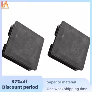 75mm x 75mm Nhựa Vuông Mũ Ống Chèn Đầu Trống 2 Chiếc