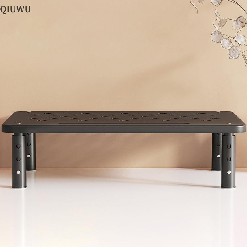 QIUWU Màn hình để bàn có thể điều chỉnh Ra Giá đỡ màn hình PC Máy tính để bàn Giá đỡ hiển thị cho phòng thu văn phòng Học sinh làm việc.