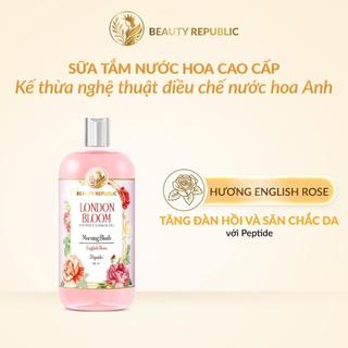 [V] Sữa tắm nước hoa Anh tăng đàn hồi & săn chắc da với Peptide Beauty Republic London Bloom 500ml