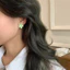 Mùa Hè Ngọt Ngào - Bông Tai Bất Đối Xứng Hoa Thiết Kê Hàn Quốc