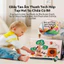 【SKISOPGO】Sách Vải Hỗ Trợ Tập Lẫy,Và Phát Triển Giác Quan Cho Bé,Đồ Chơi Phát triển Giác Quan,Tummy Time Book