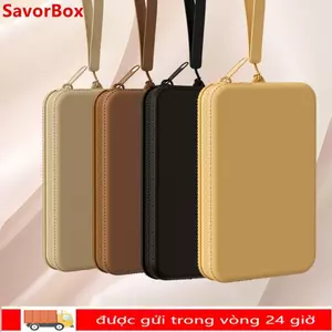 Túi lưu trữ silicon SAVORBOX, Túi điện thoại treo chống nước di động, Túi đựng mỹ phẩm chống bụi