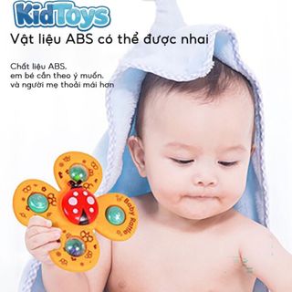 Set 3 con quay spinner KidToys cho bé – đồ chơi giác quan vui nhộn