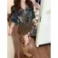 Váy nữ form slim fit họa tiết da báo mùa hè