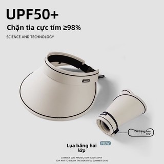 Mũ Kẹo Vành Lớn Có Quạt, Chống Nắng Hiệu Quả, Phù Hợp Du Lịch Unisex