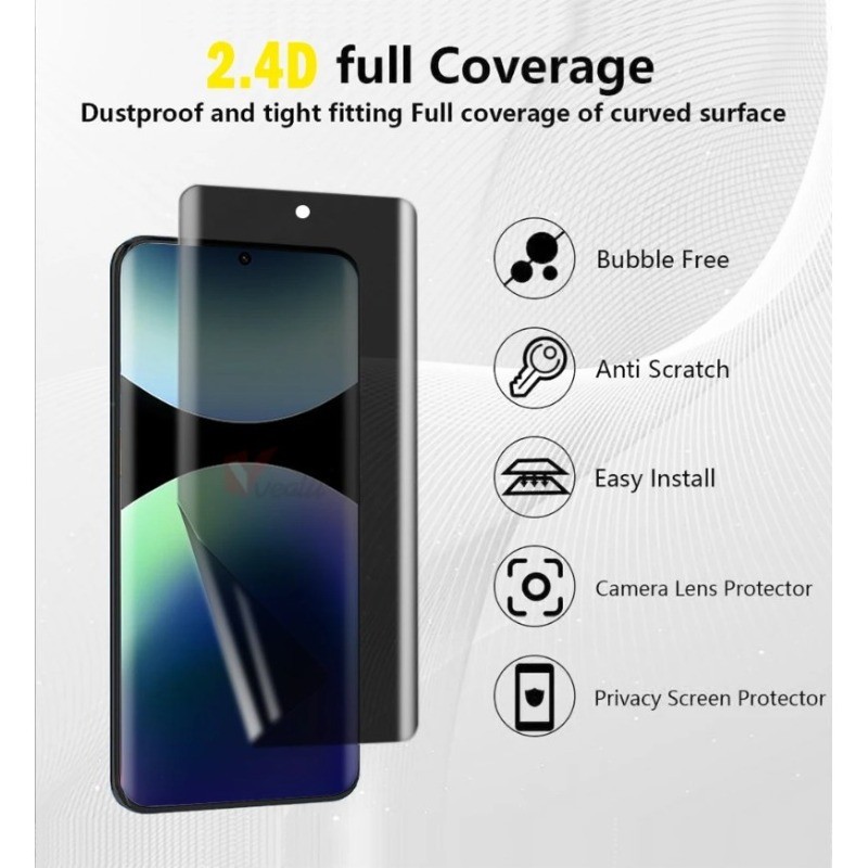 3 Miếng Chống Gián Điệp Riêng Tư Mềm Hydrogel Cho ZTE nubia Neo 3 2 GT 3GT Chống Ánh Sáng Xanh HD Bảo Vệ Màn Hình Cho ZTE nubia Neo 5 Pro GT 5GT 5Pro Matte Frosted Film