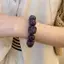 Vòng tay acrylic đính cườm hình vuông, style châu âu - phụ kiện thời trang dành cho nữ