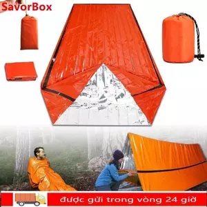 Túi ngủ khẩn cấp SAVORBOX - Chống nước và giữ nhiệt, tiện dụng cho việc di chuyển