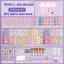 bộ diy slime goo hộp lưu trữ sticker 3d kẹp tóc thủ công đồ chơi sáng tạo cho trẻ