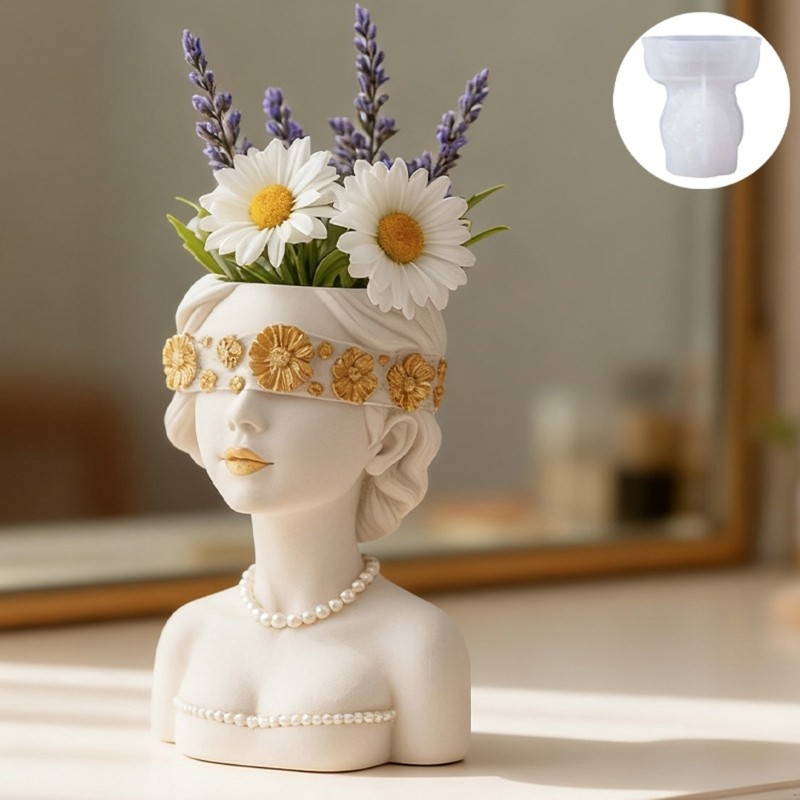 VIC Linh hoạt - Khuôn Silicone Cho Xi Măng Bê Tông Nhựa