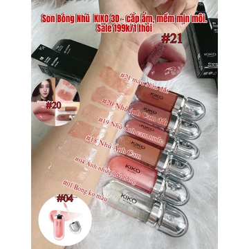 Son Bóng nhũ KIKO 3D Hydra Lipgloss