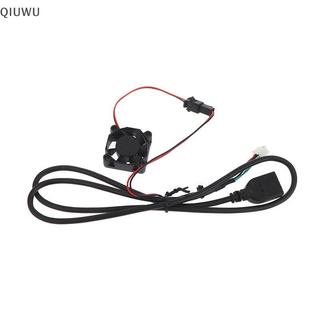 Quạt làm mát vô tuyến ô tô QIUWU cho bộ tản nhiệt bộ phát Video đa phương tiện Android.