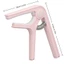 EDIWAN ​Capo lò xo​, ​Ngay cả áp lực Hồng / Xanh nhạt / Đen / Trắng ​Đàn Guitar Capo​, ABS hữu ích ​Capo mới bắt đầu ​Capo đa dụng cụ​ ​Dành cho Acoustic / Bass / Ukulele / Banjo / Mandolin​