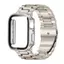 Dây đeo bằng thép không gỉ kim loại + Vỏ kính cho Apple Watch Series11 / 10 46mm 42mm Ultra3 / 2 / 1 49mm 40mm 44mm 45mm 41mm 9 8 7 SE 6 5 4