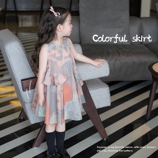 Trẻ em Váy Cotton nguyên chất Váy công chúa bé gái mùa hè Váy bé gái