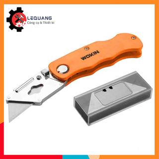 Dao rọc cáp, trổ gấp gọn đa năng WOKIN 301119 kèm 6 lưỡi