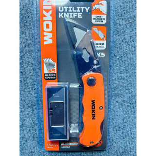 Dao rọc cáp, trổ gấp gọn đa năng WOKIN 301119 kèm 6 lưỡi