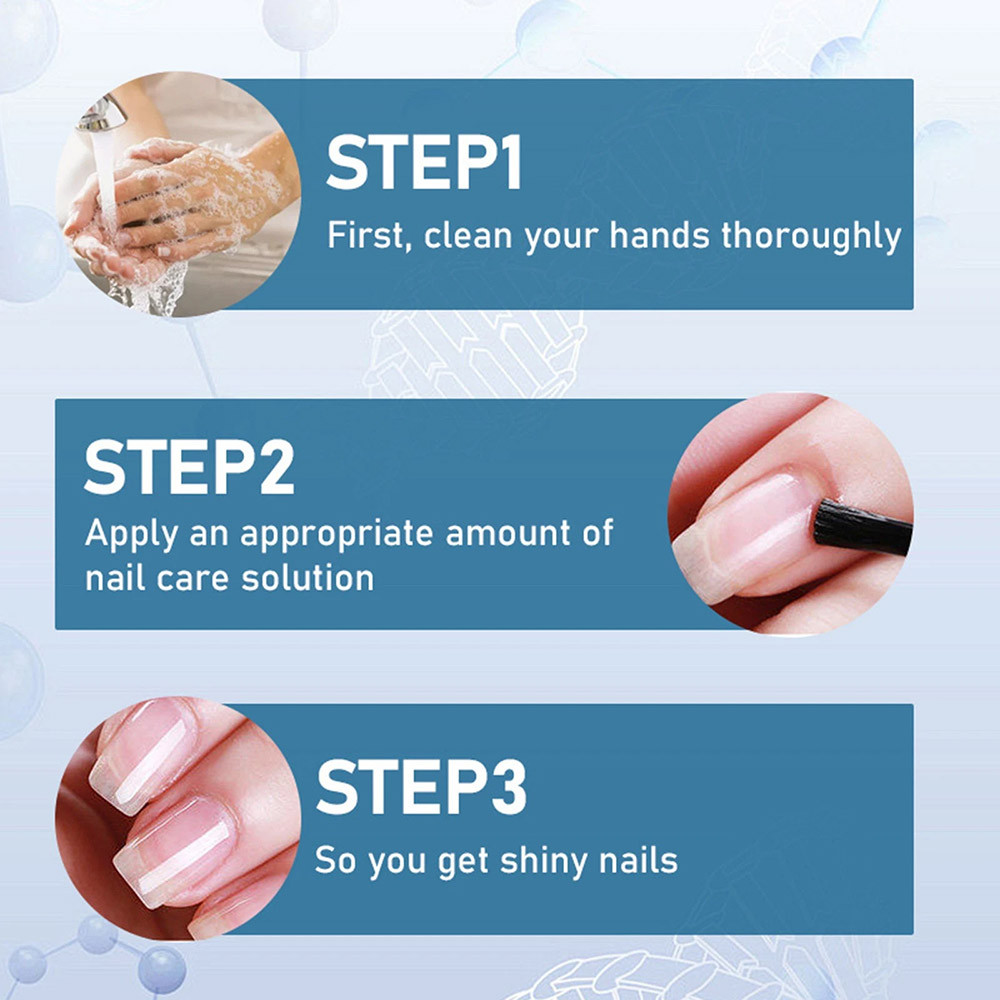 3 Days Nail Care Polish, Keratin Amino Acid Nail Oil, Moisturizing Clear Nail Care Gloss