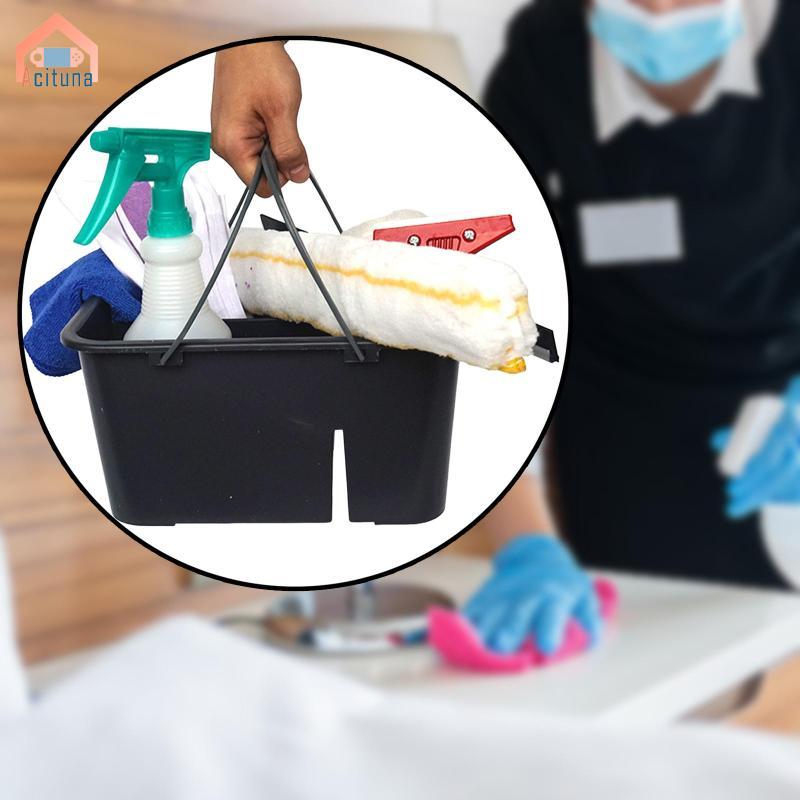 Giỏ đựng đồ vệ sinh đa năng có tay cầm Dụng cụ sắp xếp Sản phẩm làm sạch Bảo quản