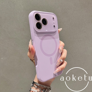 Ốp điện thoại cửa sổ lớn tất cả trong một Apple 17 tức thì phù hợp cho iPhone 17 / 16 / 15 / 14 / 13 silicon lỏng hút từ tính bao gồm tất cả vỏ da chống rơi và chống bụi bẩn