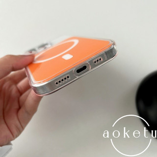 Ốp điện thoại từ tính acrylic trong suốt cao đầy màu sắc thích hợp cho iPhone 11 12 13 14 15 16 Pro Max bao gồm tất cả vỏ silicon chống rơi
