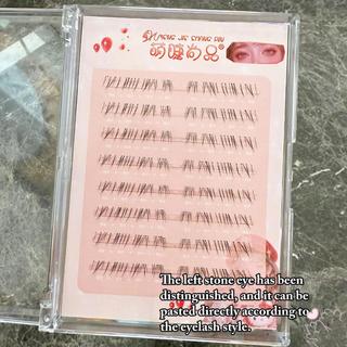 Cụm mi đáy được dán sẵn Phần mở rộng lông mi cụm Wispy dành cho người mới bắt đầu & người chuyên nghiệp Thân thiện