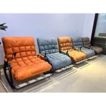 Bập Bênh Đôi Chất Liệu Da PU Khung Sắt Tĩnh Điện Chịu Tải Lớn 300kg Có Giá Đỡ Điện Thoại Thư Giãn Tại Nhà — ảnh 5