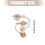 MỘT Khóa Rèm Hoa Thanh Lịch Handmade Trang Trí Drape Tieback Cho Trang Trí Nhà