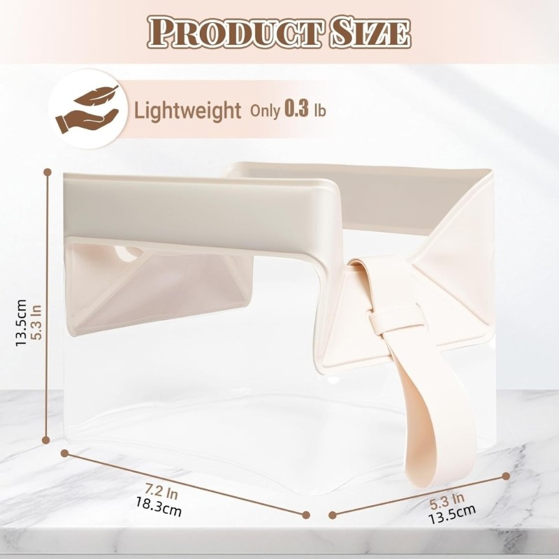 Túi đựng mỹ phẩm từ tính YU Clear PVC chắc chắn để sử dụng cho du lịch