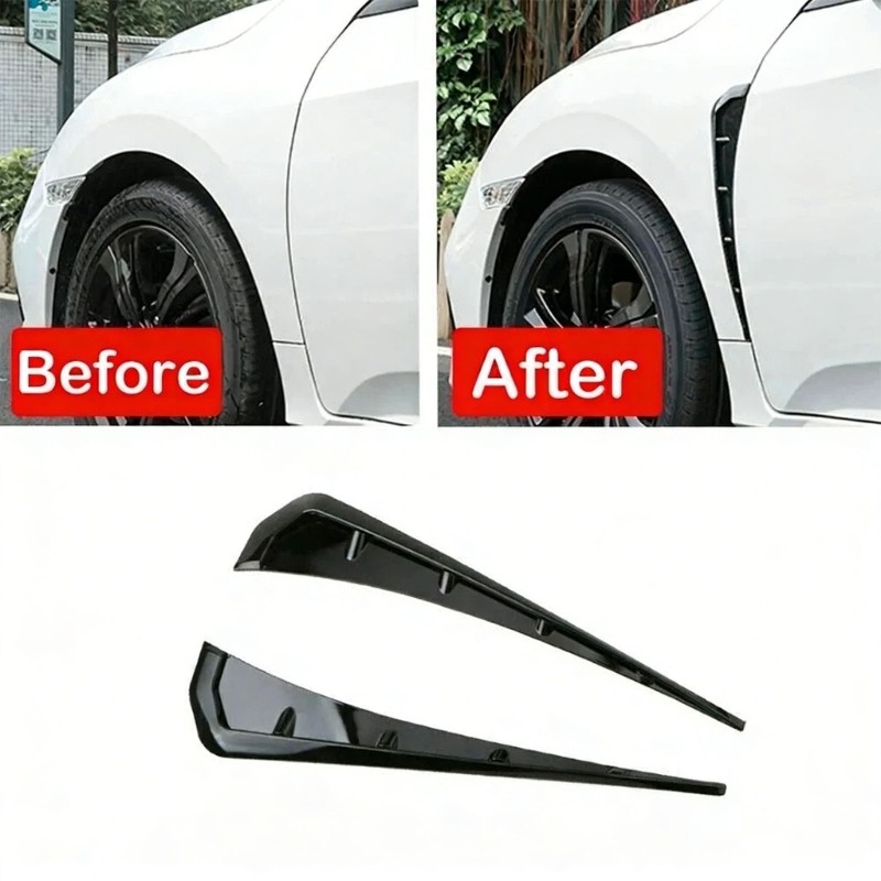 COO Cặp Nhãn dán trang trí bảng điều khiển bên Shark Gill thực tế để tăng cường tự động