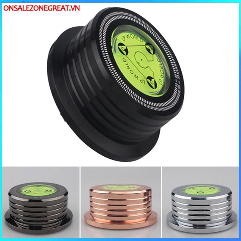 Ons 50Hz LP Bộ ổn định đĩa Kim loại Bàn xoay Trọng lượng Kẹp ghi máy nghe nhạc Phụ kiện tại
