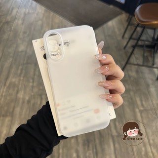 Tương thích cho Redmi Note 15 14 13 Pro Plus SE Pro + 5G 4G Vỏ điện thoại mờ mờ đơn giản Vỏ trong suốt sang trọng Vỏ mềm màu kẹo dễ thương