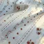 Retro 40 Đếm Cotton Nguyên Chất Hoa Hồng Sọc Đỏ Hoa Nhỏ Vải Đầm Trẻ Em Quần Áo Tóc Tự Làm Handmade Vải Trang Trí 4.3