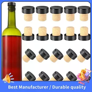 24 Miếng Nút Nút Nút Nút Nút Chai Nếm Nút Chai Hình Chữ T Nút Chai Rượu Với Hàng Đầu Bằng Gỗ Chai Rượu Nút Chặn Chai Phích Cắm
