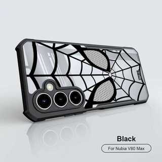 Ốp Điện Thoại Sang Trọng Cho Nubia V80 Max Scratch Tough Cover Nubia V80 V70 Pro Max Thiết Kế Chống Sốc Chống Với Họa Tiết Vỏ F01