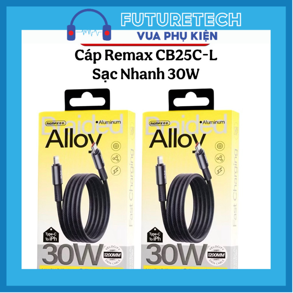 Cáp Sạc Nhanh Remax CB25 chính hãng truyền dữ liệu an toàn chống đứt chống dối - BH 6 tháng