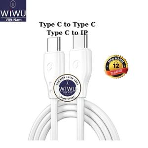 Cáp Sạc Nhanh WiWu Pioneer Cho iPhone & Samsung - Nhựa TPU Chống Đứt Gãy, Công Suất Đến 67W, Bảo Hành 12 M