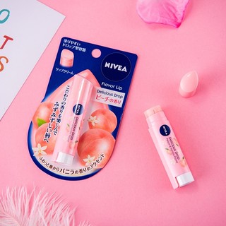 🔥 chăm sóc môi 🔥 ngăn ngừa nứt nẻ môi có hàng sẵn son dưỡng môi Sữa dưỡng môi hương đào tự nhiên Nivea Nhật Bản dành cho nữ và nam giới