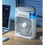 Quạt điều hoà hơi nước Melli để bàn dung tích 600ml phun sương làm mát 3 chế độ tích hợp đèn led