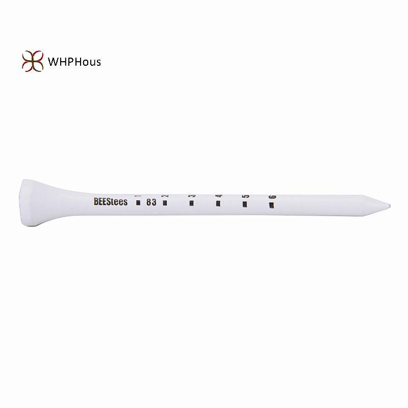 Bộ 50 Tee Golf Gỗ Trắng 83mm Chất Lượng Cao, Thiết Kế Đẹp