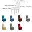 JUNYUE88US Vỏ ghế có váy Jacquard, Vỏ bảo vệ ghế ăn chống bụi co giãn, Vỏ bọc ghế dày chống trượt thực tế Phòng khách