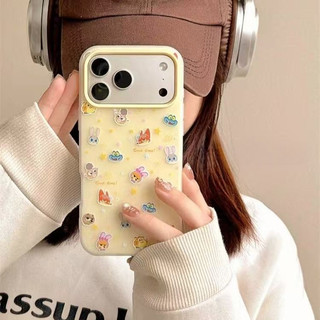 Ốp điện thoại nữ tính 2 trong 1 17pro max có thể so sánh cho iPhone 16pro 16plus 15promax 14pro Vỏ 14plus 15plus Vỏ Kawaii