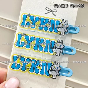 Bán Kẹp Tóc Acrylic Hoạt Hình Dễ Thương từ William Little Wolf - Thiết kế sáng tạo, chất liệu cao cấp