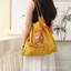 Túi thêu Nylon Nhật Bản Thời trang phù hợp cho người đi lại Niche Túi mua sắm một vai dung tích lớn dành cho nữ