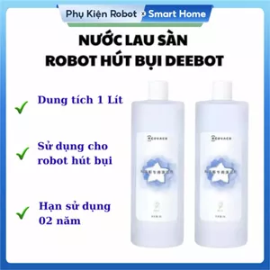 Nước lau sàn cho robot hút bụi Ecovacs Deebot - 1 Lít để sử dụng cho các dòng robot hút bụi Deebot