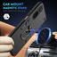 Dành cho Xiaomi Redmi A7 Pro Vỏ giáp chắc chắn có giá đỡ nhẫn Vỏ bảo vệ chân đế